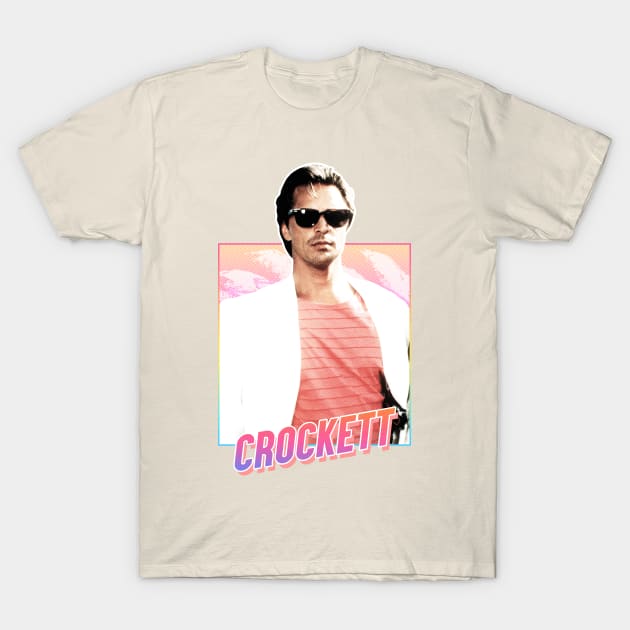 Crockett - 80s T-Shirt by PiedPiper